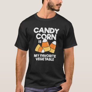 Camiseta Candi Corn É O Meu Crianças Vegetais Favorito Adul
