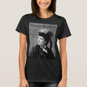 Camiseta Candidata à Presidência da Vitória Woodhull 1 r