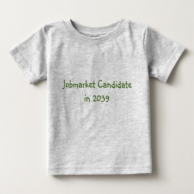 Camiseta Candidato ao emprego em 2039 (Frente)