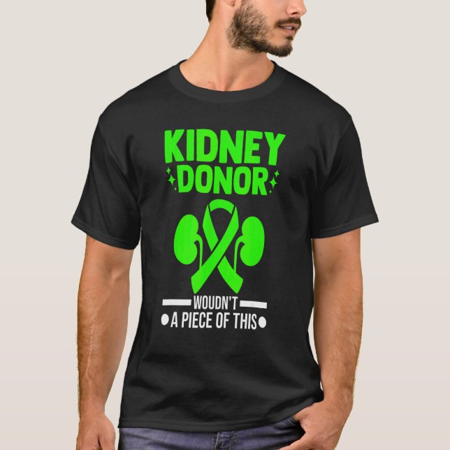 Camiseta Candidatos a Transplante de Rim de Doador de Rim (Frente)