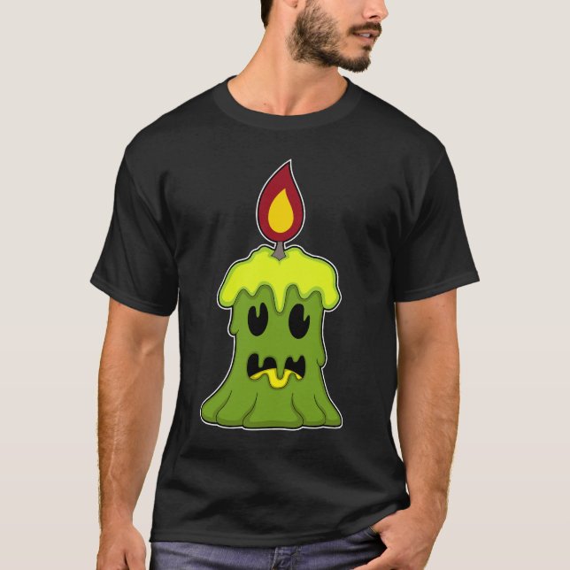 Camiseta Candle Halloween (Frente)