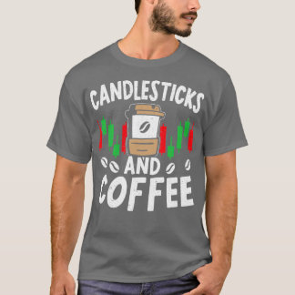 Camiseta Candlesticks And Coffee Trader Caffeine Lover 2