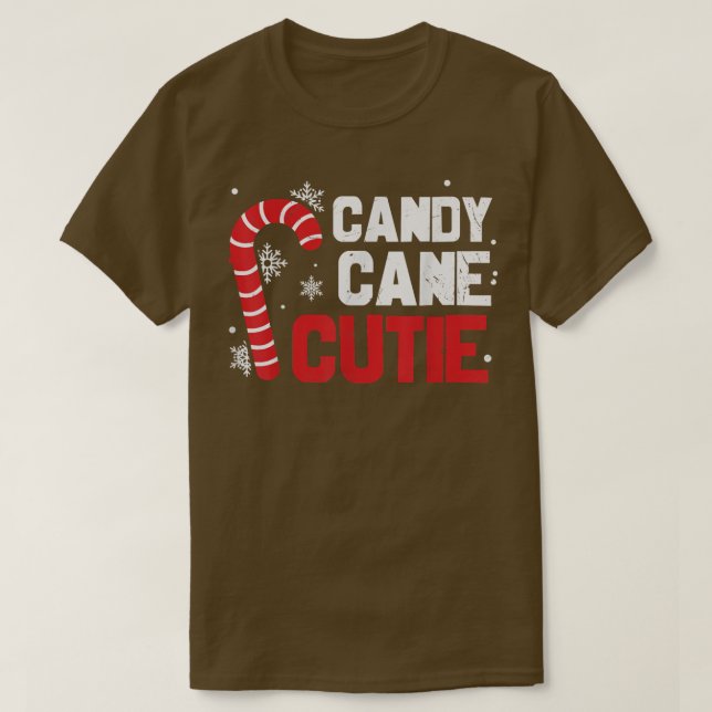 Camiseta Candy a Cane Cutie for Women (Frente do Design)