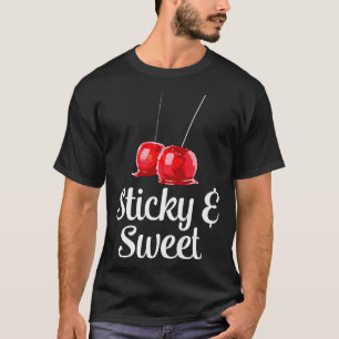 Camiseta Candy Apple Sticky & Sweet Candy Dessert Women30
