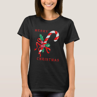 Camiseta Candy Candy Candy Candy de Feliz Natal Vermelho