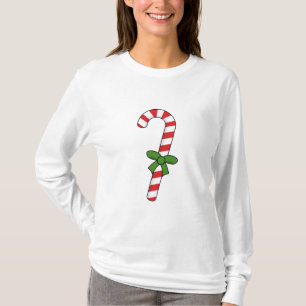 Camiseta Candy Cane com Faixa Verde