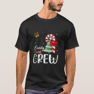 Camiseta Candy Cane Creche De Árvore De Natal Luzes De Cand