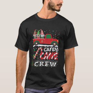 Camiseta Candy Cane Creme de Natal Engraçado Candy Frio X m