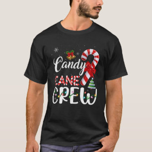 Camiseta Candy Cane Creme Luzes De Natal Adormecidas Xmas E