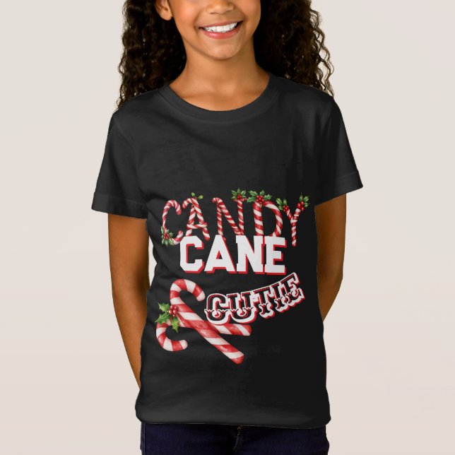 Camiseta CANDY CANE CUTIE  (Frente)