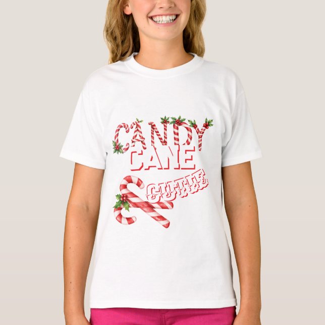Camiseta CANDY CANE CUTIE  (Frente)