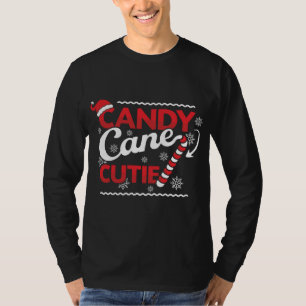 Camiseta Candy Cane Cutie Engraçado Natal Lollipop Cane Lov