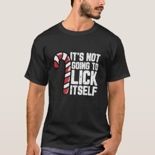 Camiseta Candy Cane Inapropriado Adulto Humor Engraçado Chr