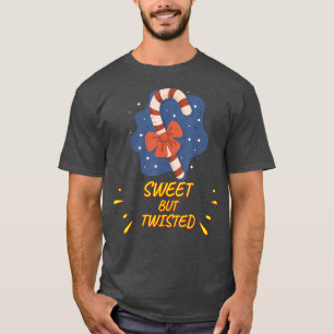 Camiseta Candy Cane Sweet, Mas Encantado Engraçado Humor Sa