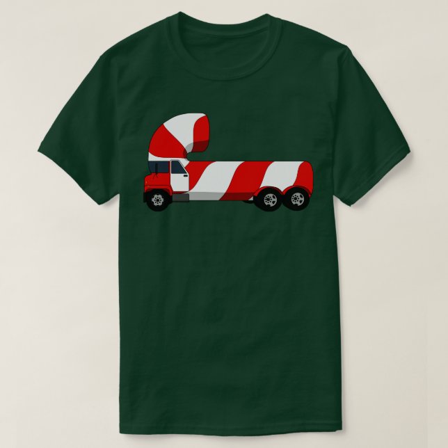 Camiseta Candy Cane Truck (Frente do Design)