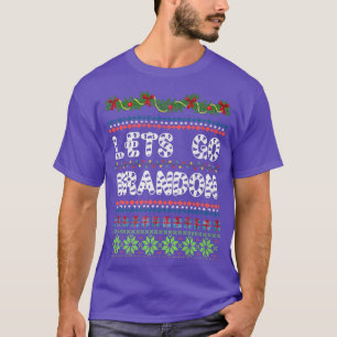 Camiseta Candy Canes GoBrandon Sarcastic Meme Ugly Christma