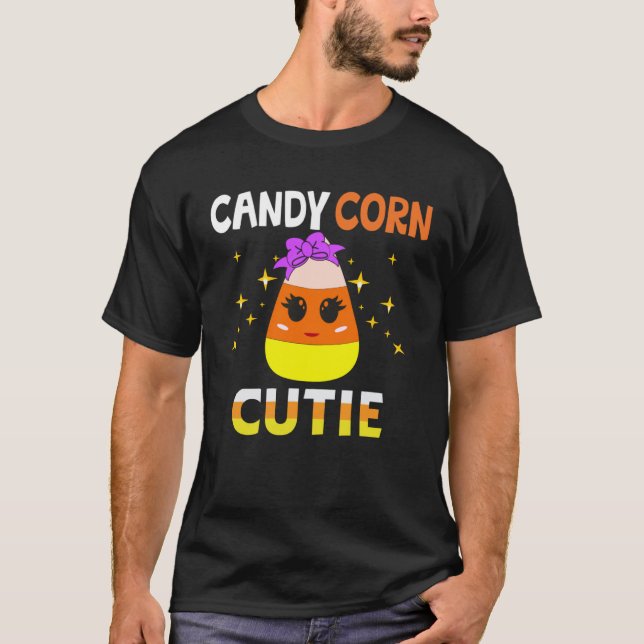 Camiseta Candy Corn Cutie Cute Halloween candy corn costume (Frente)