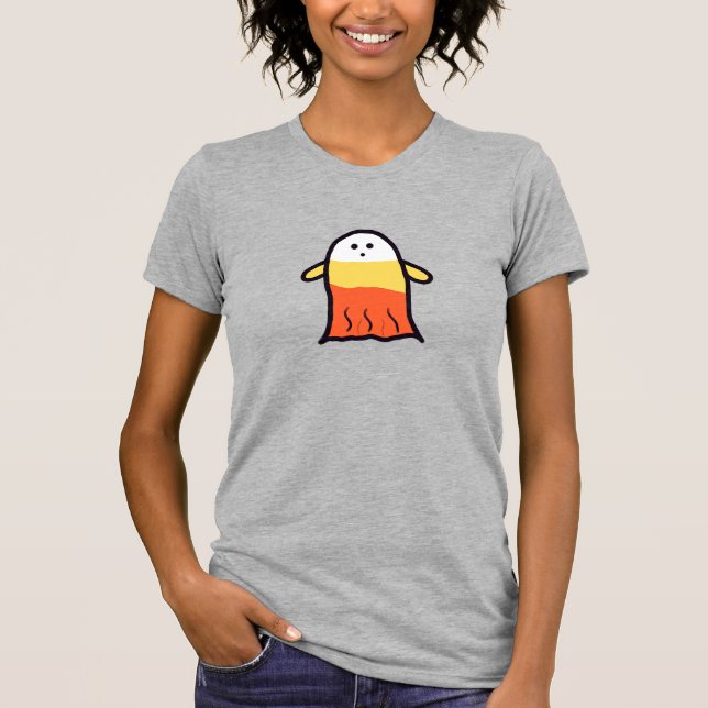 Camiseta Candy Corn Ghost (Frente)