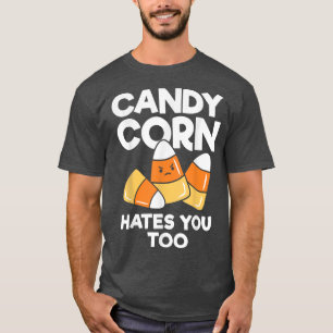 Camiseta Candy Corn Odeia Você Crianças Engraçadas Adultos 