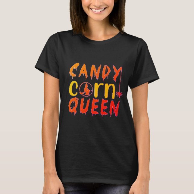 Camiseta Candy Corn Queen (Frente)