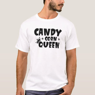 Camiseta Candy Corn Queen - Dia de as Bruxas engraçado