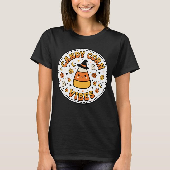 Camiseta Candy Corn Vibes (Frente)