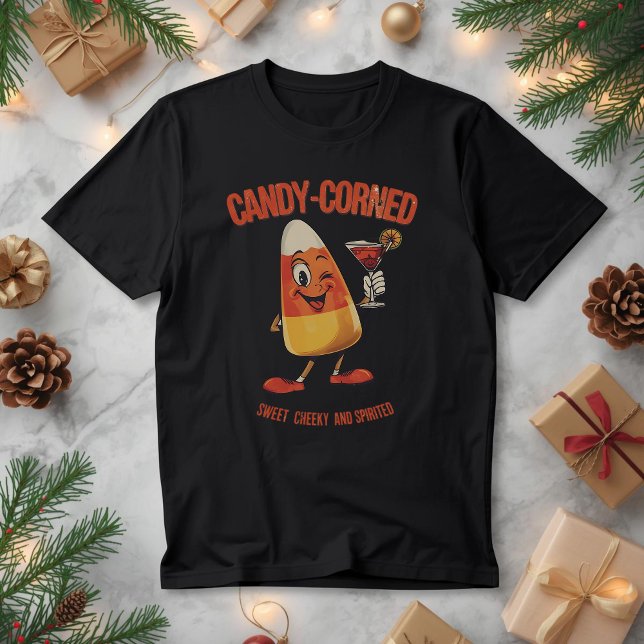Camiseta Candy-Corned – Piada Divertida de Bala de Natal  (Criador carregado)
