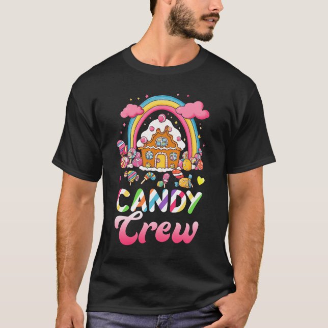 Camiseta Candy Costume Candy Crew Decorações Docinho Candy (Frente)