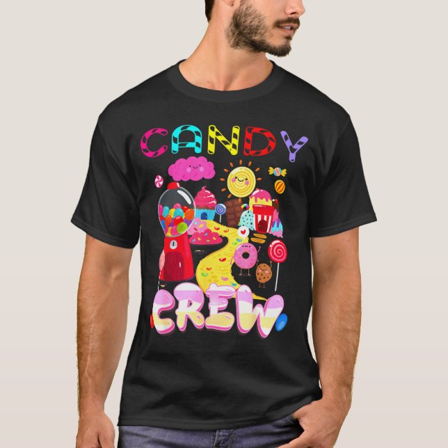 Camiseta Candy Crew Candy Costume Women Candy Land Kids Swe (Frente)