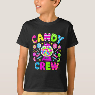 Camiseta Candy Crew Costume Candy Land Kids Garotas Doce