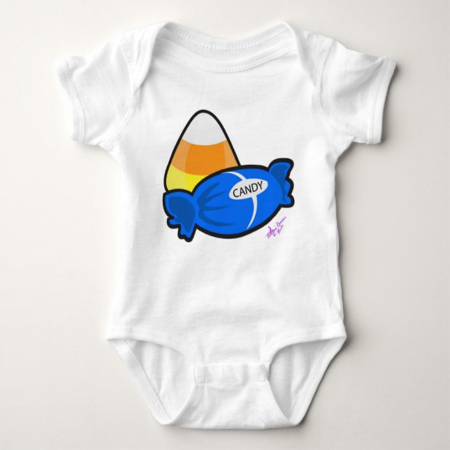 Camiseta Candy Criança Creeper Halloween (Frente)