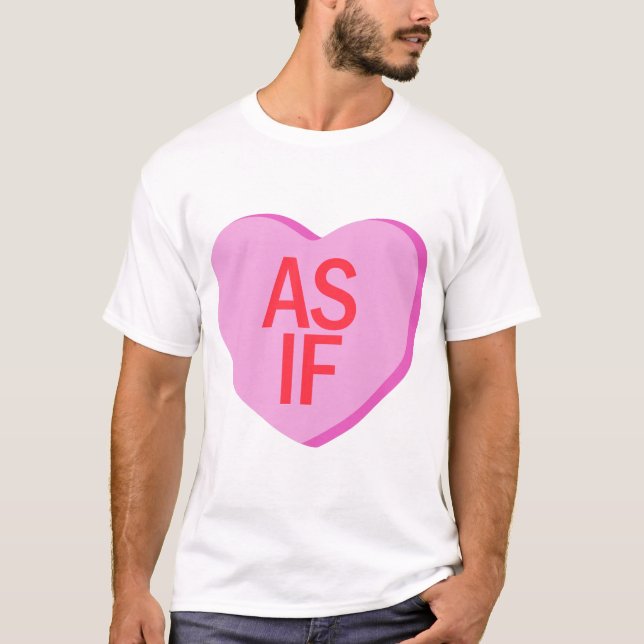 Camiseta Candy Heart - AS IF (Frente)