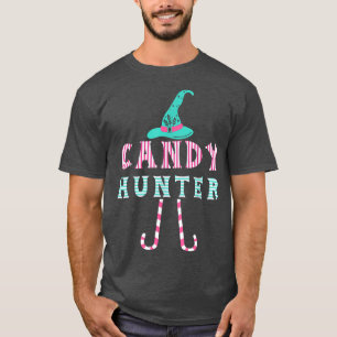 Camiseta Candy Hunter Halloween Engraçado313