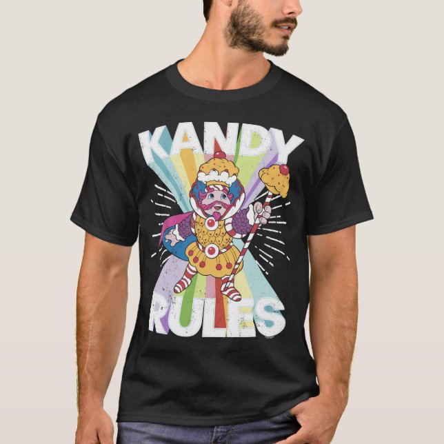 Camiseta Candy Land Kandy Regulamentação Rainbow King Kandy (Frente)