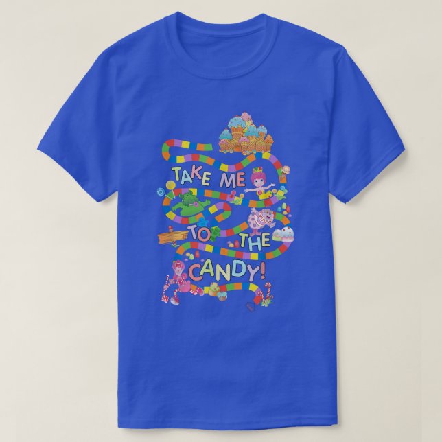 Camiseta Candy Land Leva-Me Ao Doces 94 (Frente do Design)