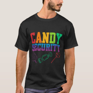 Camiseta Candy Security Candyland Halloween Costume Kids Te