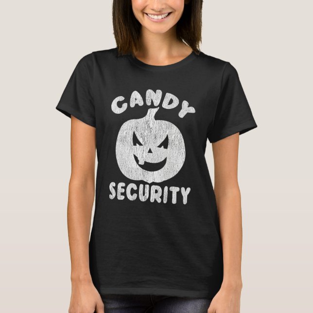Camiseta Candy Security  Halloween  1 (Frente)