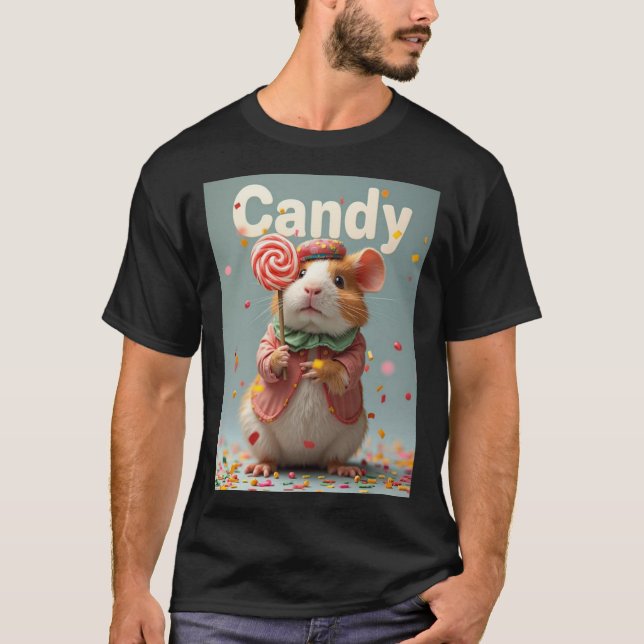 Camiseta Candy – Sweet Clown Guinea Pig Halloween Tee (Frente)