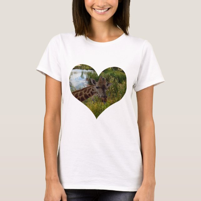 Camiseta Candy The Giraffe Nature Walk, (Frente)