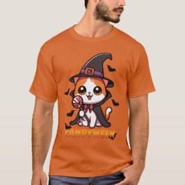 Camiseta candybetween - halloween brueen witcat