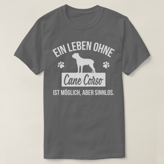 Camiseta Cane Corso (Frente do Design)
