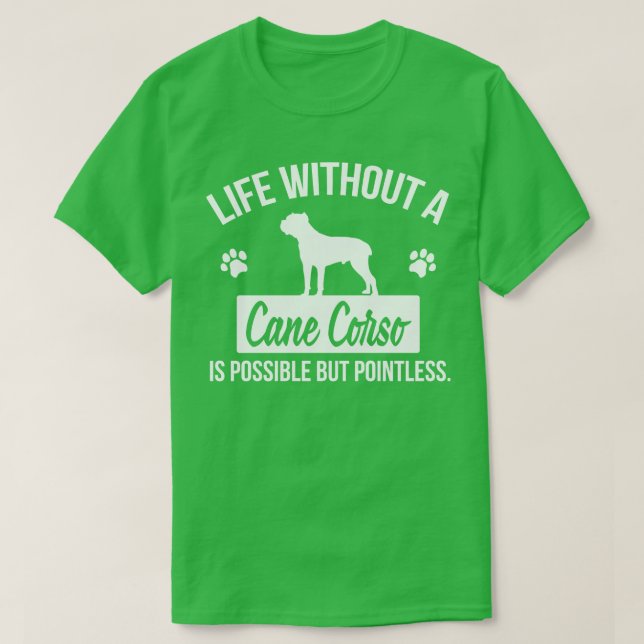 Camiseta Cane Corso 1 (Frente do Design)