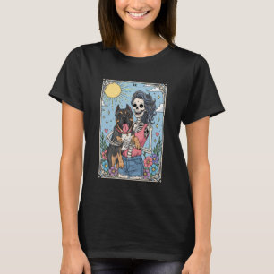 Camiseta Cane Corso Cachorro Cartão de Tarot Fantasia de Ha