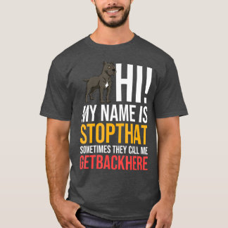 Camiseta Cane Corso Cachorros Cachorros Proprietário