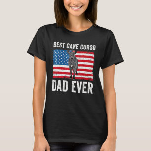 Camiseta Cane Corso Dad Usa American Flag Cane Corso Dog O
