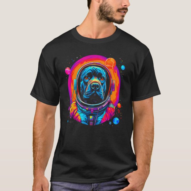 Camiseta Cane Corso Dog Astronaut in Space (Frente)