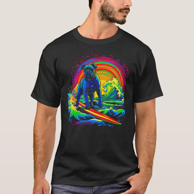 Camiseta Cane Corso Dog Surf (Frente)