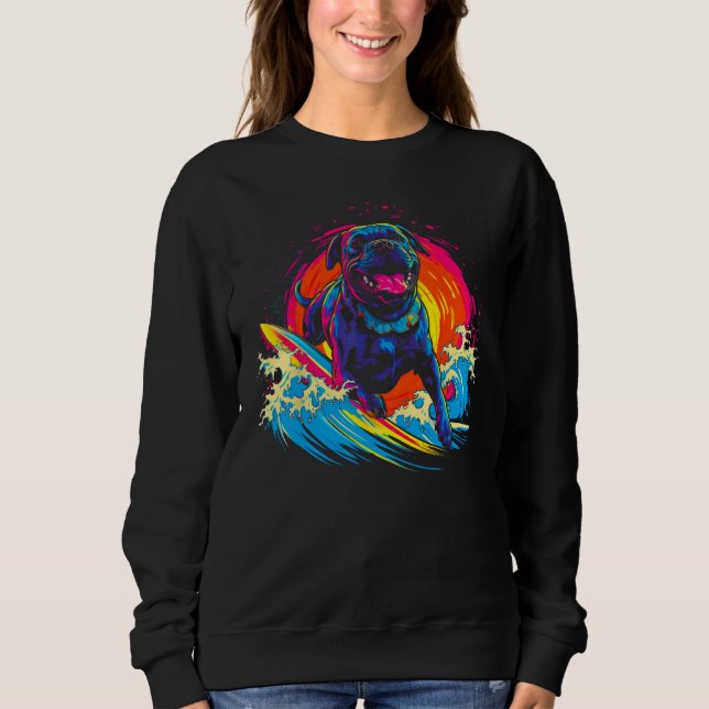Camiseta Cane Corso Dog Surfer (Frente)