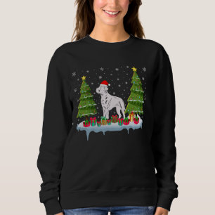 Camiseta Cane Corso Dog Xmas Tree Men Mulheres Feias