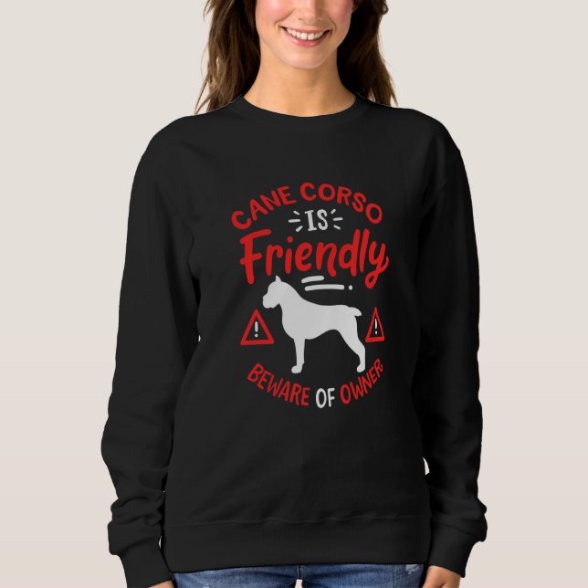 Camiseta Cane Corso É Amigável (Frente)